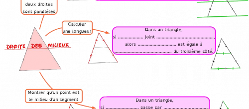 DROITES cartes mentales par Autonom'Maths