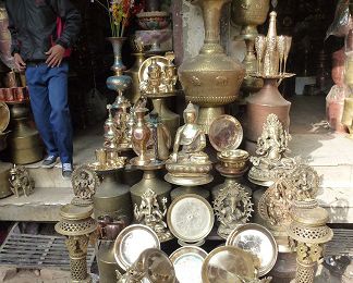 Quartier de Thamel (Katmandou) :
