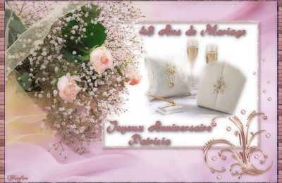 Pour les 48 ans de mariage de Patricia 
