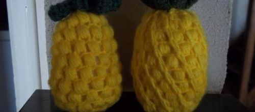 Miniatures au crochet, ananas et cornets de glace...