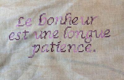 Le bonheur est une longue patience (3)