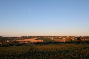 La Lune au lever du jour