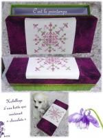 Trousse mauve printanière