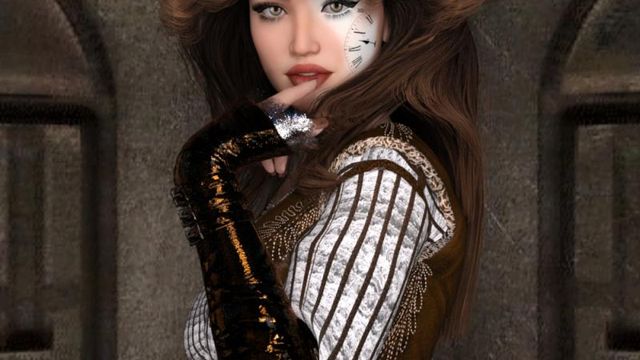 Jeune femme Steampunk (DazStudio)