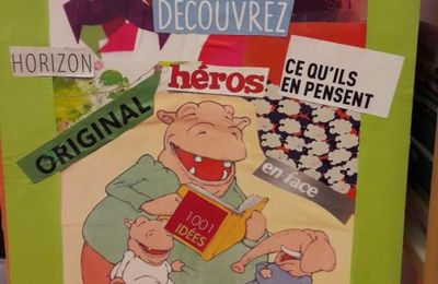 Un collage sur la lecture