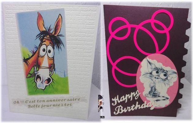 Carte Mi-juin - Animaux (humoristiques ou pas)