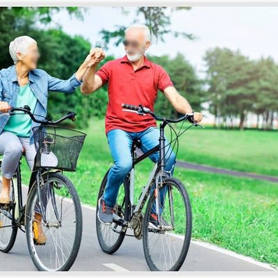 🚲  Les retraités roulent 2 fois plus que les ados.