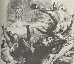 Début de la bataille d'Hernani