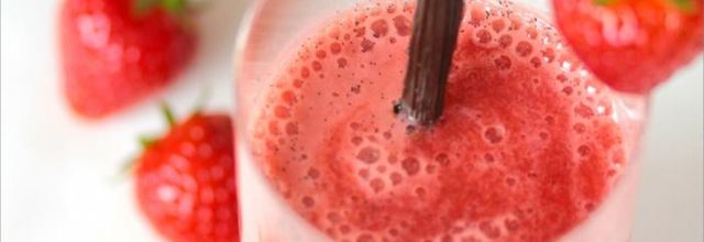 Smoothie fraise & vanille