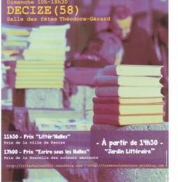 Salon Littér'Halles 2013 : Prix de la Nouvelle de la Ville de Decize