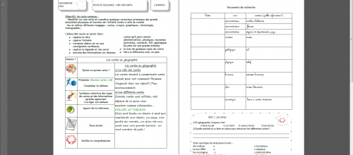 Lire des cartes (séq 1)