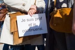 Je suis prof et je continuerai