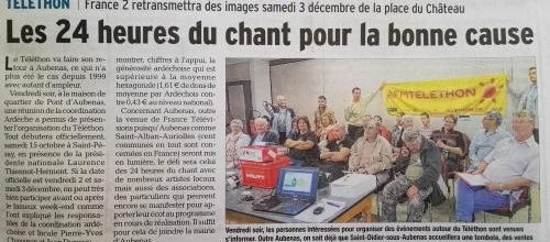 On repart pour le Téléthon