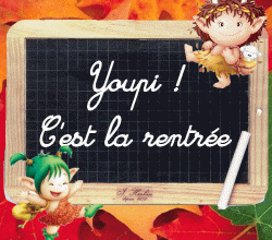 Bonne rentrée à tous !!!