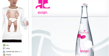 Gagnez la nouvelle bouteille evian by Courrèges !