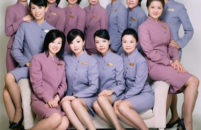 Hôtesses de la compagnie China Airlines, Taiwan