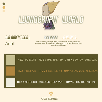 Charte graphique LyokoGraph' World - 2022