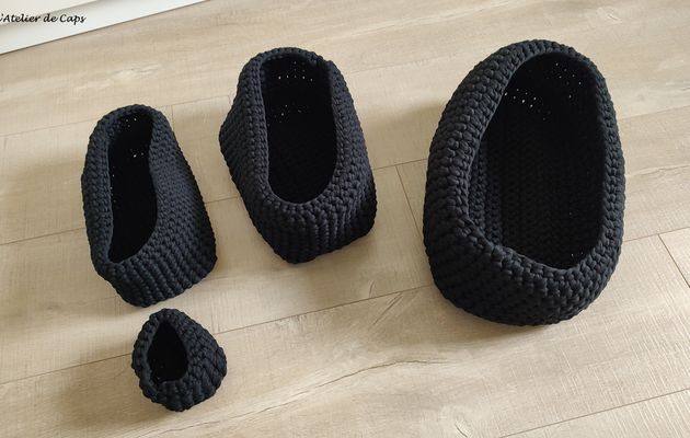 Lot de panières en Trapilho