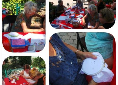 Exposition de boutis : stages jour 3 et 4