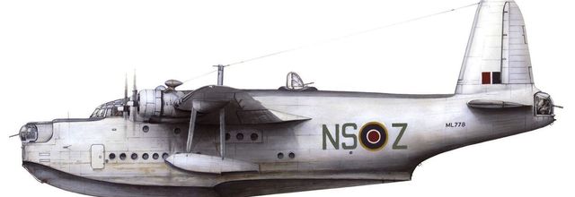 Bombardier S25 Short Sunderland Chasseur De Sous-Marins