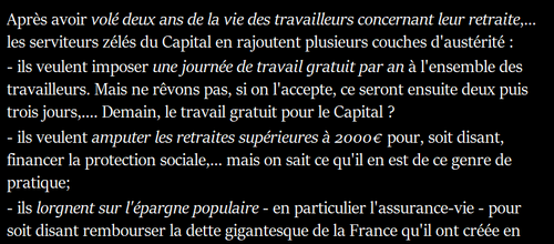 Le "macronisme" est-il une nouvelle forme de "capitalisme" ou une autre forme d'exploitation?