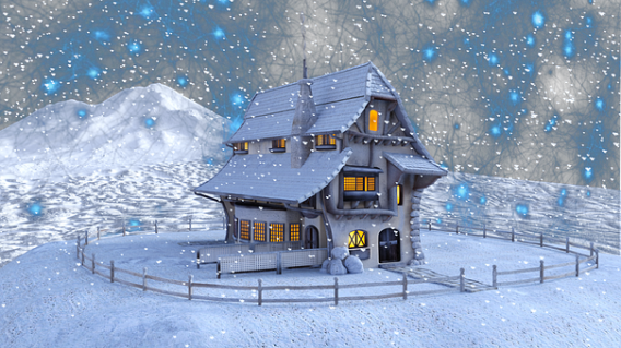 Beaux tubes paysage hiver et Noel
