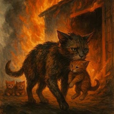 C'était juste un chat errant...