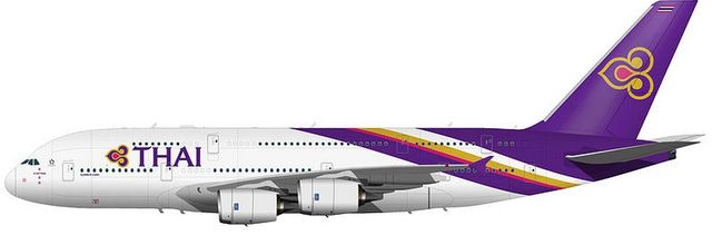 Airbus A 380 Thai