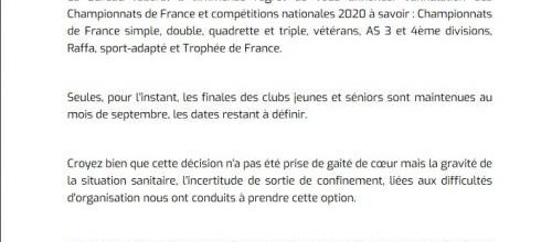 SAISON TERMINEE !!!