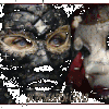 Cartonnettes " Masques Venise "