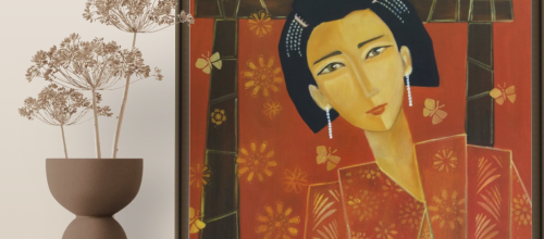 DES FLEURS POUR LE TEMPLE (Style japonisant)