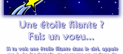 Les étoiles filantes
