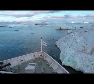 Glacier Negribreen et son environnement vus depuis un Zodiac puis du navire - Spitzberg - Svalbard - Norvège