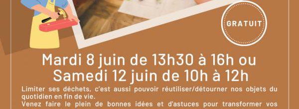 Atelier Bricolage Récup' avec le SICTOM