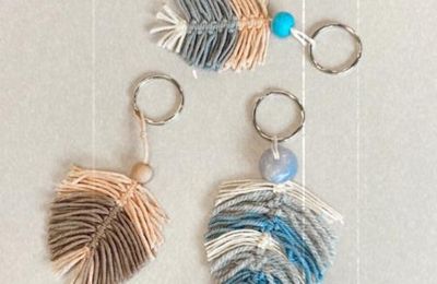 Plume en Macramé