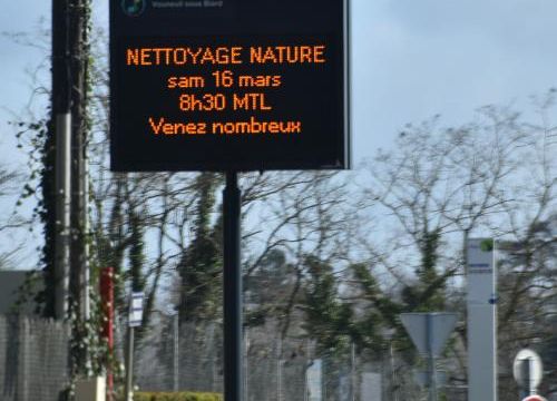 Nettoyage de printemps de la nature