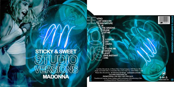 Sticky &amp; Sweet Tour 2008 Studio Versions