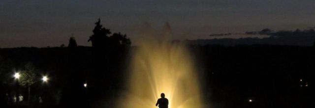 jet d'eau de nuit !