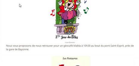 PYR ATL : 28 Juillet 2016 - Géocafé des Fêtes de Bayonne