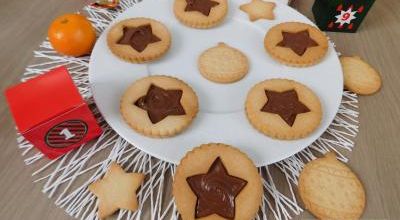 Sablés de noël à la pâte à tartiner