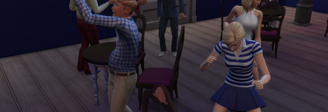 Nos Sims se tapent l'affiche sur le dance floor !