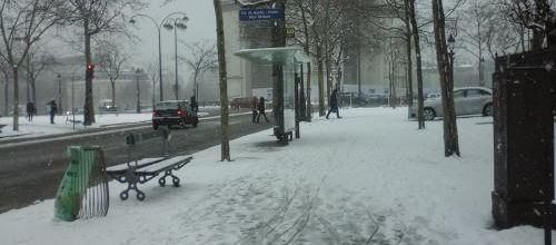 Nouvel épisode avec la neige
