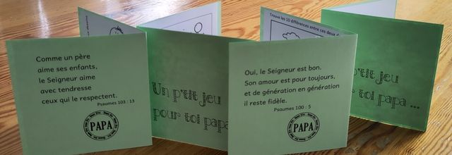 Cartes pour la fête des papas