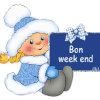 gif animé, blinkie, bon we,fin de semaine, week end