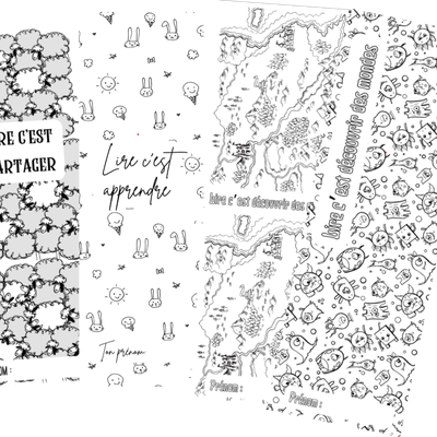 Marques pages pour la lecture en classe et à la maison