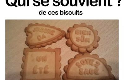 QUI A CONNU CES PETITS GATEAUX ?