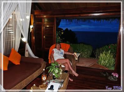 Et il est aussi temps pour nous de réintégrer notre beau et confortable bungalow - Manga Soa Lodge - Nosy Be - Madagascar