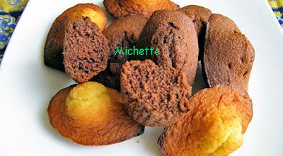 Madeleines dodues au miel-citron et chocolat-orange