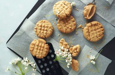 Biscuits au beurre de cacahuètes