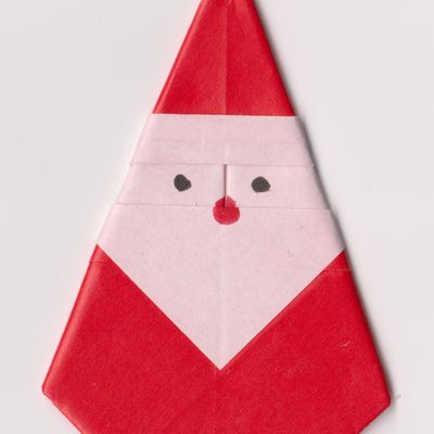 Père Noël en origami